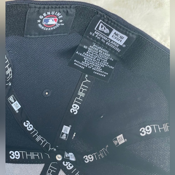 New w/tag CLEVELAND GUARDIANS OFFICIAL MLB HAT NAVY BLUE with red & white SZ M/L - Picture 7 of 7